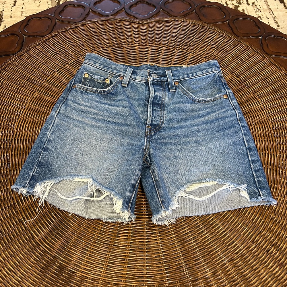 Denim shorts